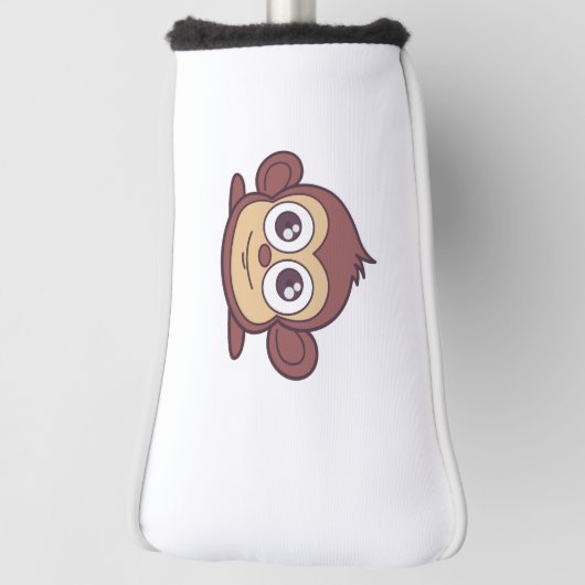Cute monkey clipart golfheadcover (Draai 90)