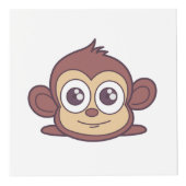 Cute monkey clipart kubus (Rechts)