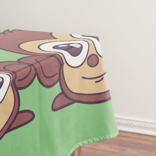 Cute monkey clipart tafelkleed (Voorbeeld)