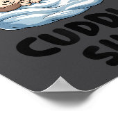 Cute Monkey Couple This Is Our Cuddle  Poster (Hoek)