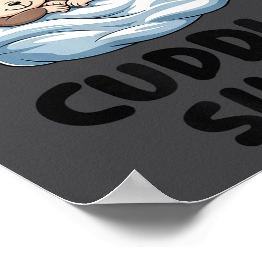 Cute Monkey Couple This Is Our Cuddle  Poster (Hoek)