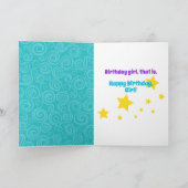 Cute Monkey - er is er één in elke kroondag Kaart (Binnen)