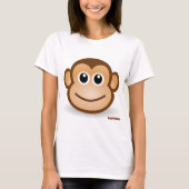 Cute Monkey Face T-shirt (Voorkant)