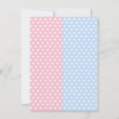 Cute Monkey Geslacht bekend maken Kaart (Achterkant)