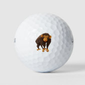 Cute monkey golfballen (Voorkant)