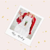 Cute Monkey Green Bow Nursery Kinder Schort