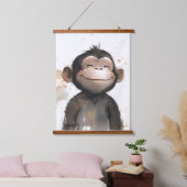 Cute Monkey Hangend Wandkleed (Slaapkamer)