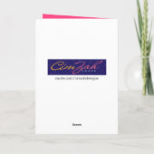 Cute Monkey heeft "hart aan" - Valentijnsdag Feestdagen Kaart (Achterkant)