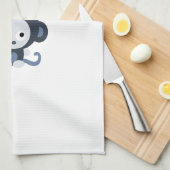 Cute Monkey - Het is een jongen! Theedoek (Quarter Fold)