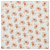Cute Monkey Kinder Baby Neursery White Stof (Swatch)