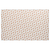 Cute Monkey Kinder Baby Neursery White Stof (Fat Quarter)