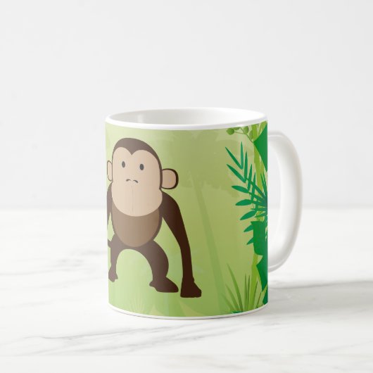Cute Monkey Koffiemok (Voorkant rechts)