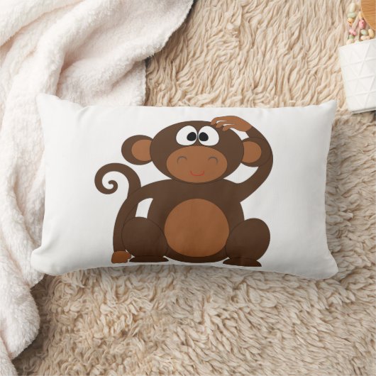Cute Monkey Kussen (Deken)