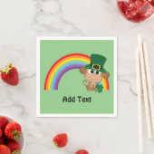 Cute Monkey Leprechaun Servetten (Insitu)
