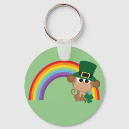 Cute Monkey Leprechaun Sleutelhanger