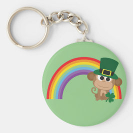 Cute Monkey Leprechaun Sleutelhanger