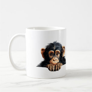 Cute Monkey-Mok Koffiemok