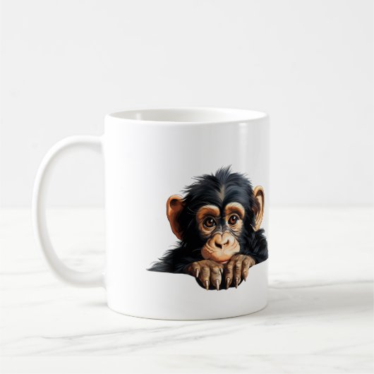 Cute Monkey-Mok Koffiemok (Links)