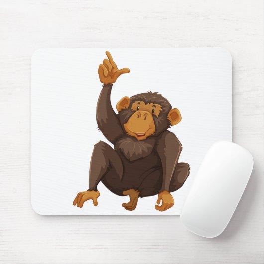 Cute monkey muismat (Met muis)