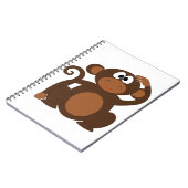 Cute Monkey Notitieboek (Linkerzijde)