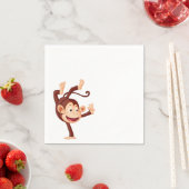 Cute Monkey Servet (Insitu)
