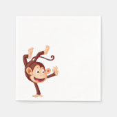 Cute Monkey Servet (Voorkant)