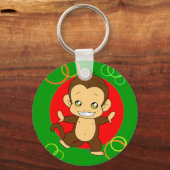 Cute Monkey Sleutelhanger (Voorkant)
