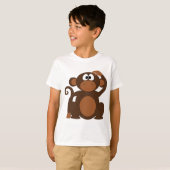 Cute Monkey T-shirt (Voorkant volledig)