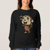 Cute Monkey Trui (Voorkant)
