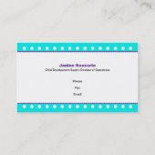 Cute Monkey Visitekaartje (Achterkant)