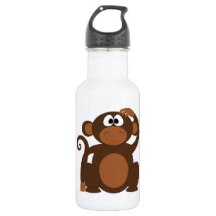 Cute Monkey Waterfles