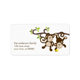 Cute Monkeys Etiket