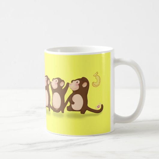 Cute Monkeys Koffiemok (Rechts)