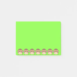 Cute Monkeys Post-it® Notes