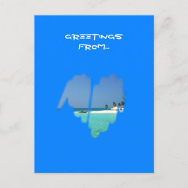 Cute Monochrome Mainstream Graffiti Heart Briefkaart