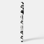 Cute Monogram Black Cat Expressions Patroon Case-Mate iPhone Case (Achterkant / Rechts)