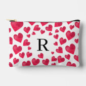 Cute Monogram Valentine's Day Hearts Etui (Voorkant)