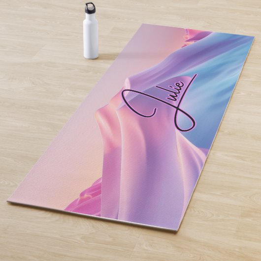  Cute Monogrammed Colorful Pattern Yogamat (In situ)