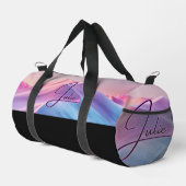 Cute Monogrammed Colorful Plunjezak (Rechterhoek)