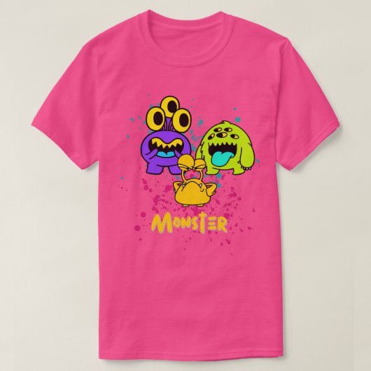 Cute Monster 3 T-shirt (Design voorkant)
