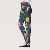 Cute monster alphabets leggings (Links)