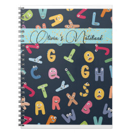 Cute Monster Alphabets Notitieboek