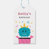 Cute monster cadeaulabel (Voorkant)