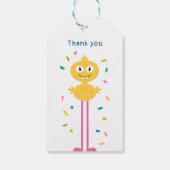 Cute monster cadeaulabel (Achterkant)