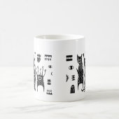 Cute Monster Coffee Mok – Kawaii Grappige Keramisc (Center)