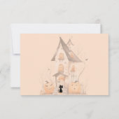 Cute Monster Costume feest Halloween dank je wel Bedankkaart (Achterkant)