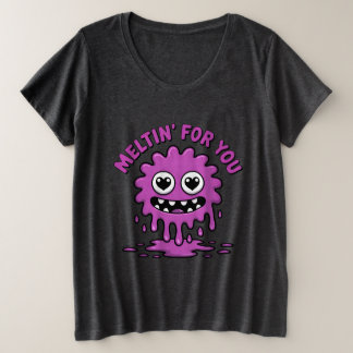 Cute Monster Grote Maat T-shirt
