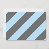 Cute Monster Invitation Boy Kaart (Achterkant)