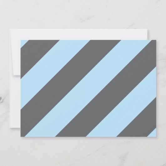 Cute Monster Invitation Boy Kaart (Achterkant)