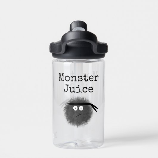 Cute Monster Juice Water Fles (Achterkant)